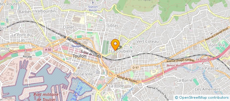 localisation de l'entreprise MONSIEUR CARLOS CORDERO  TOULON