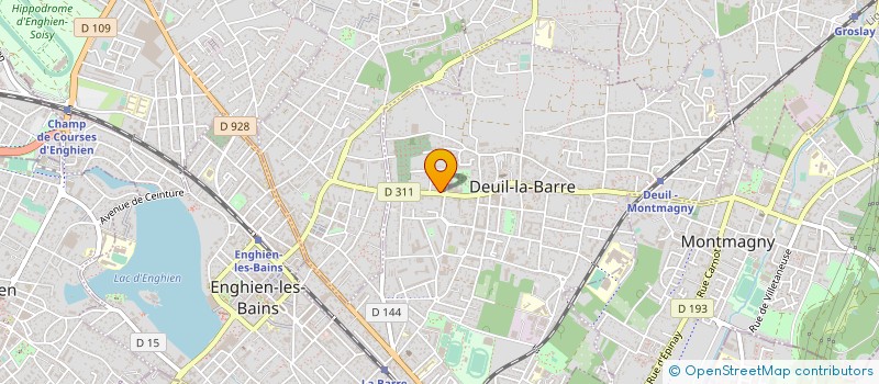 localisation de l'entreprise MONSIEUR CARLOS COSTA à DEUIL LA BARRE
