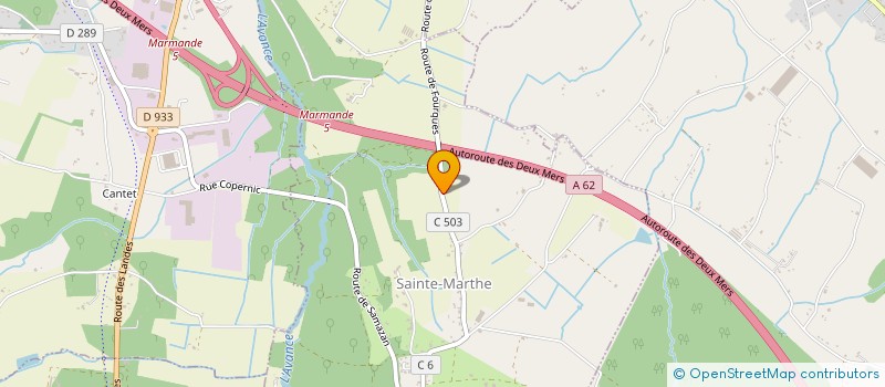 localisation de l'entreprise MONSIEUR CARLOS COUTINHO DE SOUSA  SAINTE-MARTHE