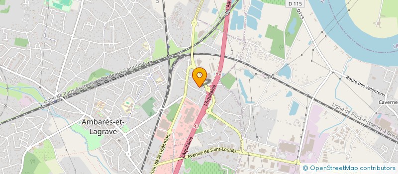 localisation de l'entreprise MONSIEUR CARLOS CUNHA SOARES  AMBARES-ET-LAGRAVE