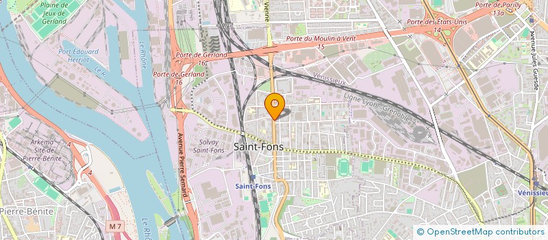 localisation de l'entreprise MONSIEUR CARLOS DA COSTA  SAINT-FONS