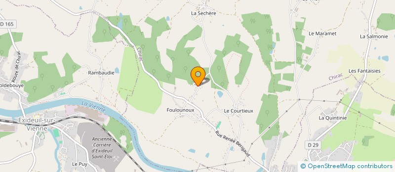 localisation de l'entreprise MONSIEUR CARLOS DA COSTA à CHIRAC