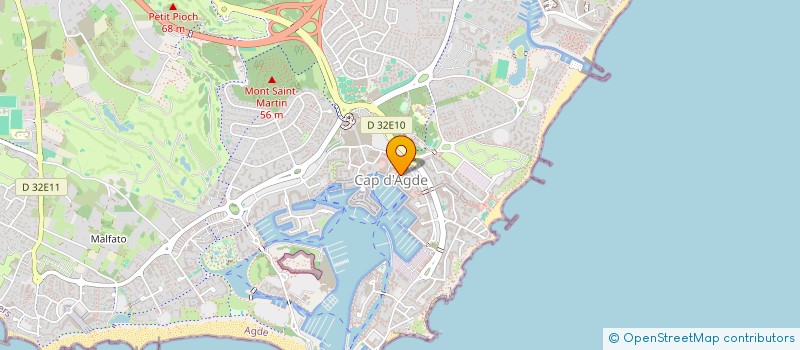 localisation de l'entreprise MONSIEUR CARLOS DA COSTA  AGDE