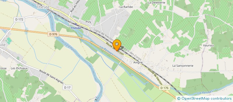 localisation de l'entreprise MONSIEUR CARLOS DA COSTA NETO  THESEE