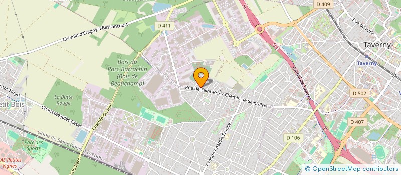 localisation de l'entreprise MONSIEUR CARLOS DA COSTA REBOUCO à TAVERNY