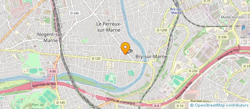 localisation de l'entreprise MONSIEUR CARLOS DA CRUZ  LE PERREUX-SUR-MARNE