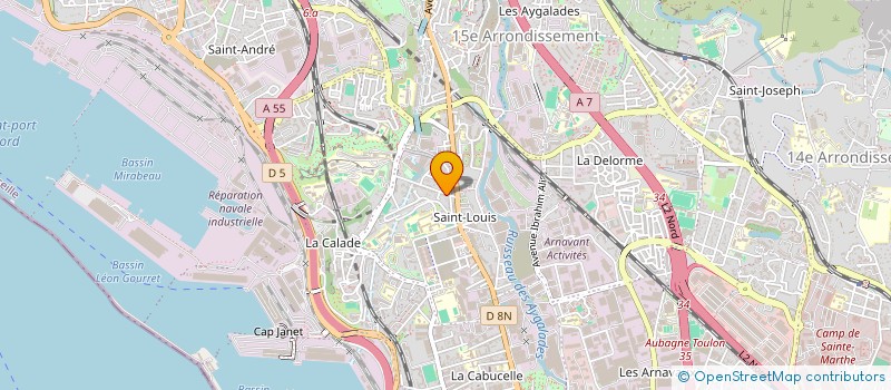 localisation de l'entreprise MONSIEUR CARLOS DA LUZ SILVA à MARSEILLE