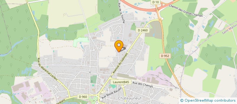 localisation de l'entreprise MONSIEUR CARLOS DA MOTA à CHATEAUNEUF-SUR-LOIRE