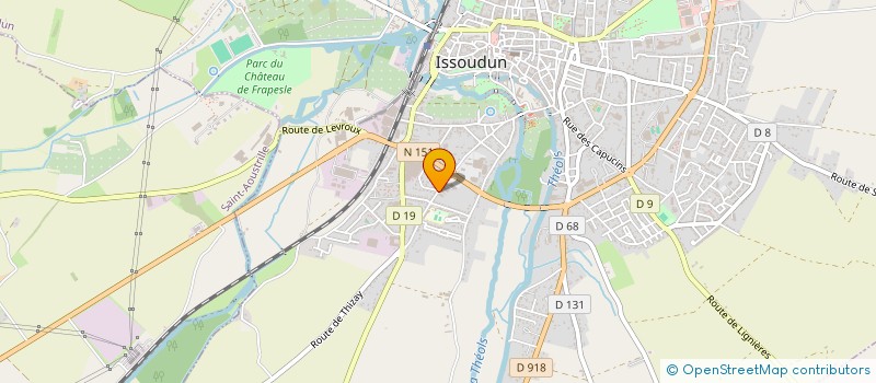 localisation de l'entreprise MONSIEUR CARLOS DA SILVA à ISSOUDUN