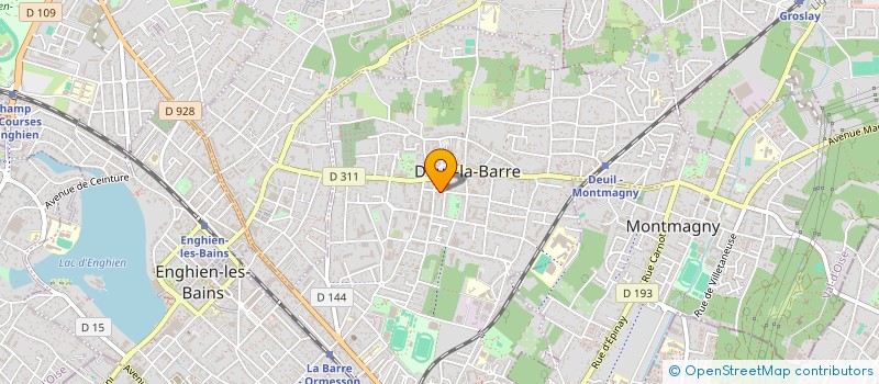 localisation de l'entreprise MONSIEUR CARLOS DA SILVA  DEUIL LA BARRE