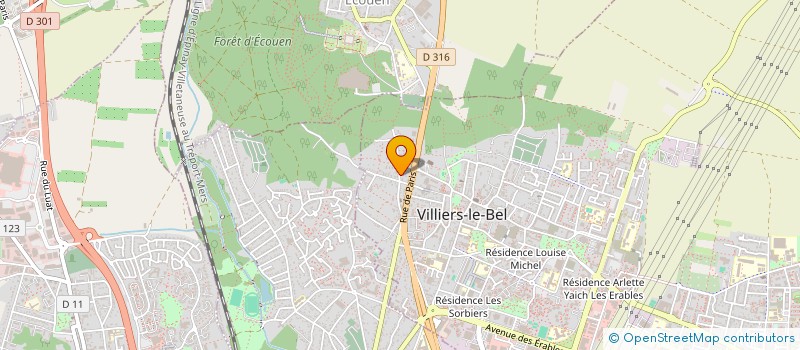 localisation de l'entreprise MONSIEUR CARLOS DA SILVA à VILLIERS-LE-BEL