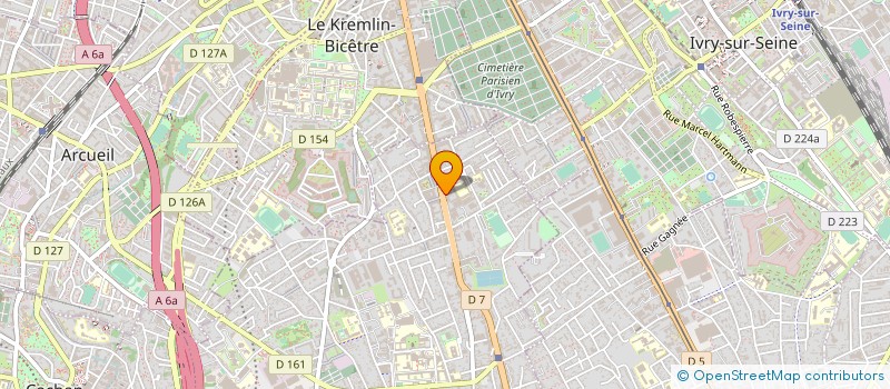 localisation de l'entreprise MONSIEUR CARLOS DA SILVA NEVES  VILLEJUIF