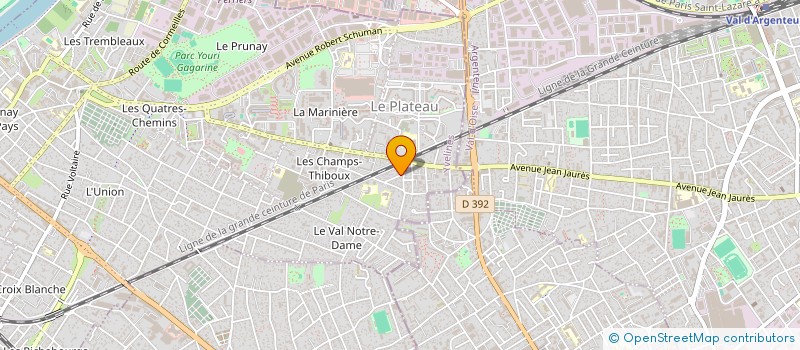 localisation de l'entreprise MONSIEUR CARLOS DANIEL IGREJAS PINTO à SARTROUVILLE