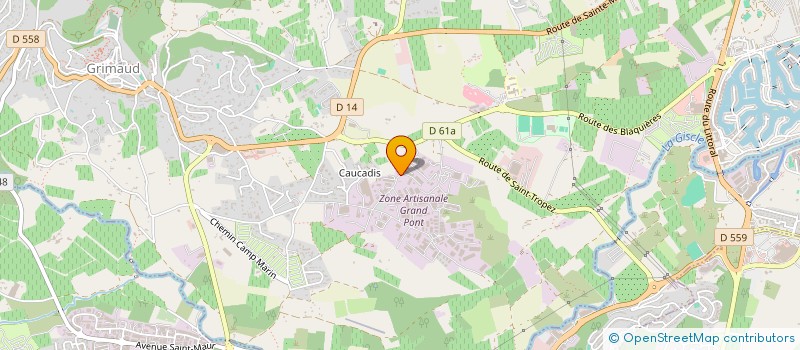 localisation de l'entreprise MONSIEUR CARLOS DANTAS à GRIMAUD