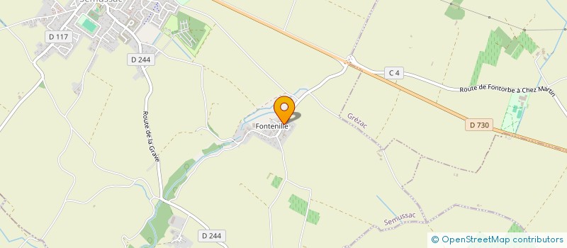 localisation de l'entreprise MONSIEUR CARLOS DAS NEVES MATOS  SEMUSSAC