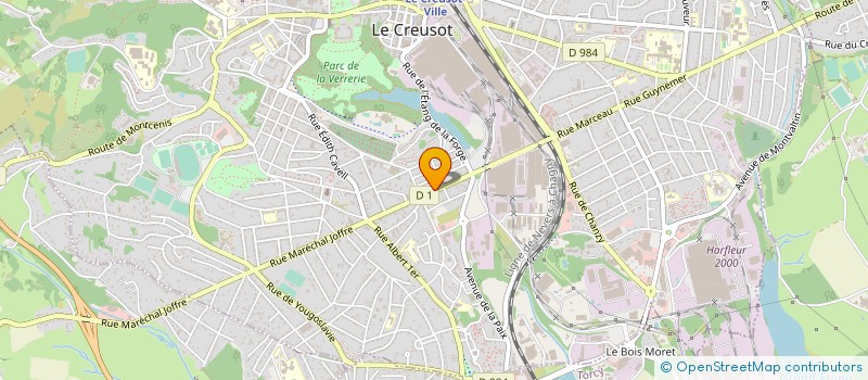 localisation de l'entreprise MONSIEUR CARLOS DE ALMEIDA  LE CREUSOT