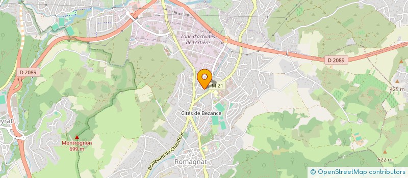 localisation de l'entreprise MONSIEUR CARLOS DE BARROS  ROMAGNAT