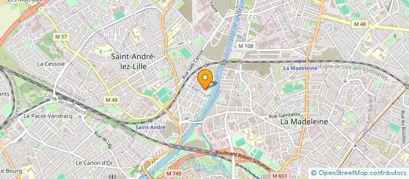 localisation de l'entreprise MONSIEUR CARLOS DE CARVALHO à SAINT-ANDRE-LEZ-LILLE