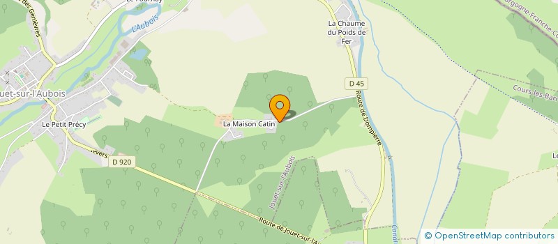 localisation de l'entreprise MONSIEUR CARLOS DE CASTRO  JOUET-SUR-L'AUBOIS