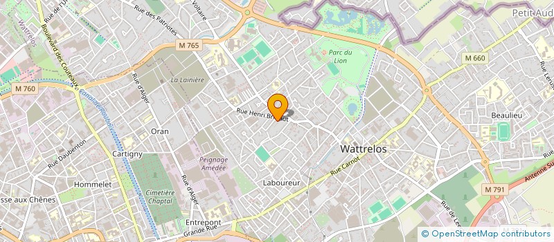 localisation de l'entreprise MONSIEUR CARLOS DE SA à WATTRELOS