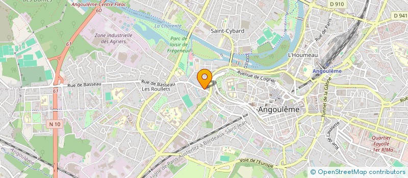localisation de l'entreprise MONSIEUR CARLOS DE SOUSA CORREIA à ANGOULEME