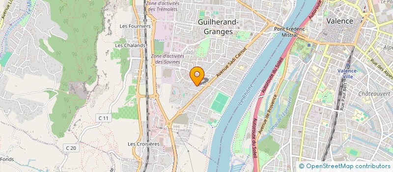localisation de l'entreprise MONSIEUR CARLOS DE SOUSA LEAL à GUILHERAND-GRANGES