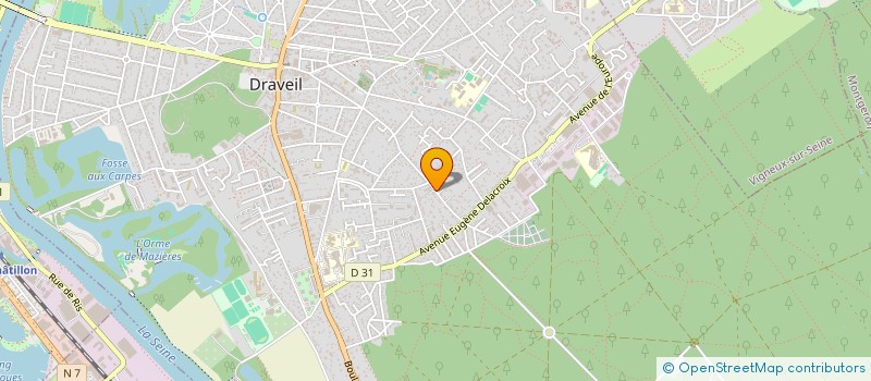 localisation de l'entreprise MONSIEUR CARLOS DE SOUSA PAIVA à DRAVEIL