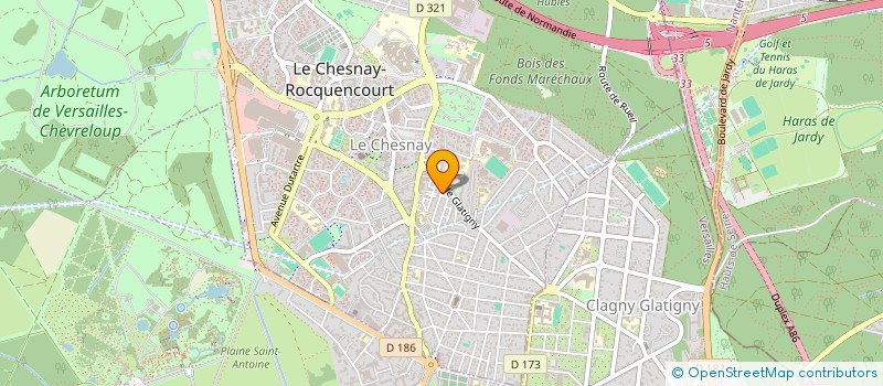 localisation de l'entreprise MONSIEUR CARLOS DE SOUSA RIBEIRO  LE CHESNAY-ROCQUENCOURT