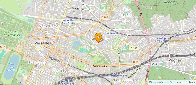 localisation de l'entreprise MONSIEUR CARLOS DE SOUSA RODRIGUES à VERSAILLES