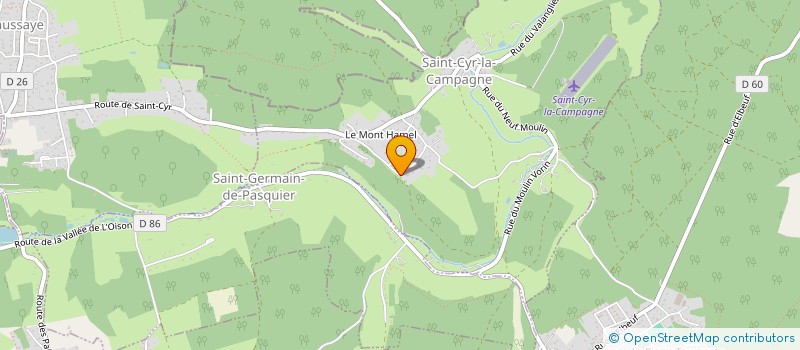 localisation de l'entreprise MONSIEUR CARLOS DE SOUSA SOARES  SAINT-CYR-LA-CAMPAGNE