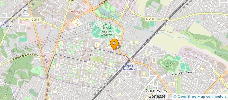 localisation de l'entreprise MONSIEUR CARLOS DE SOUZA  SARCELLES