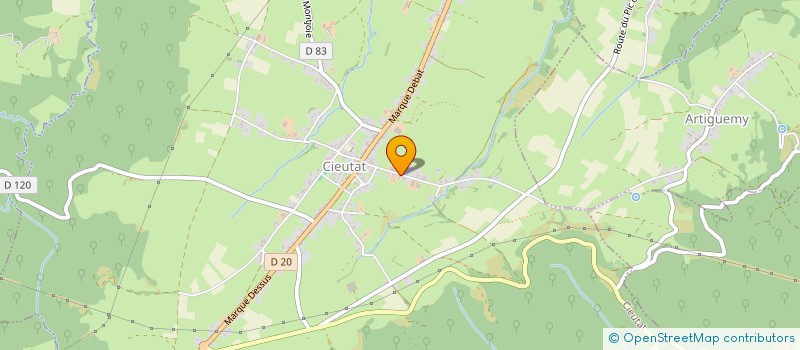 localisation de l'entreprise MONSIEUR CARLOS DE VASCONCELOS  CIEUTAT