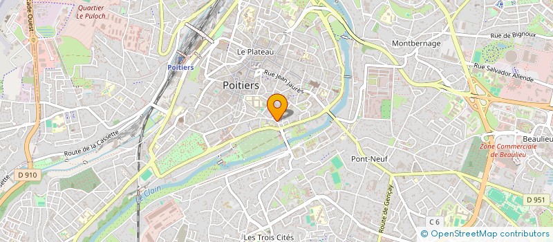 localisation de l'entreprise MONSIEUR CARLOS DEL ORBE SEPULVEDA  POITIERS