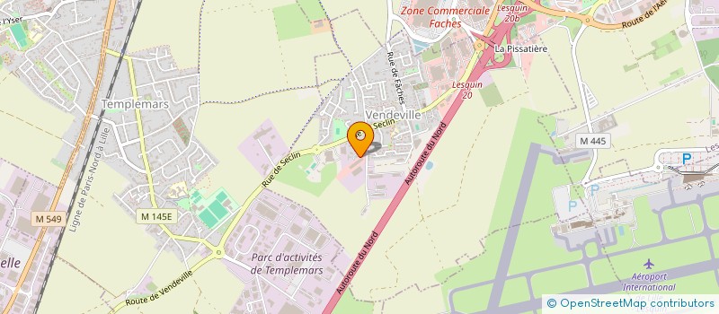 localisation de l'entreprise MONSIEUR CARLOS DESCAMPS  VENDEVILLE