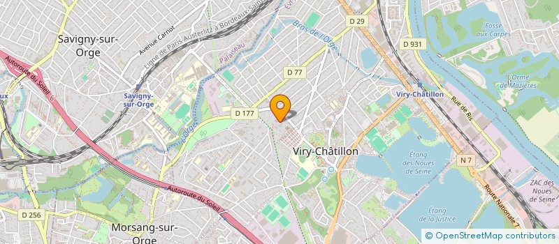 localisation de l'entreprise MONSIEUR CARLOS DIAS à VIRY-CHATILLON