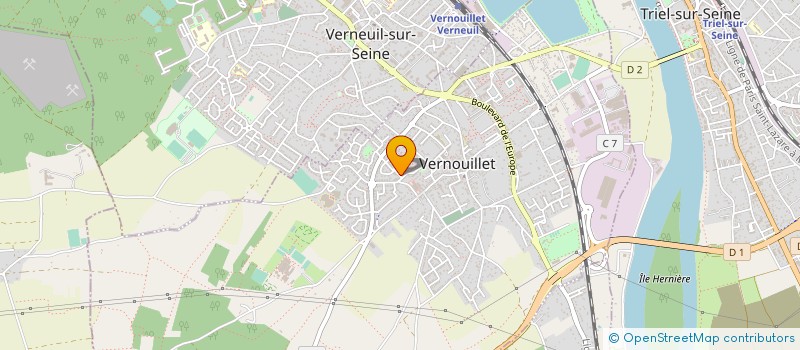localisation de l'entreprise MONSIEUR CARLOS DIAS DE BRITO à VERNOUILLET