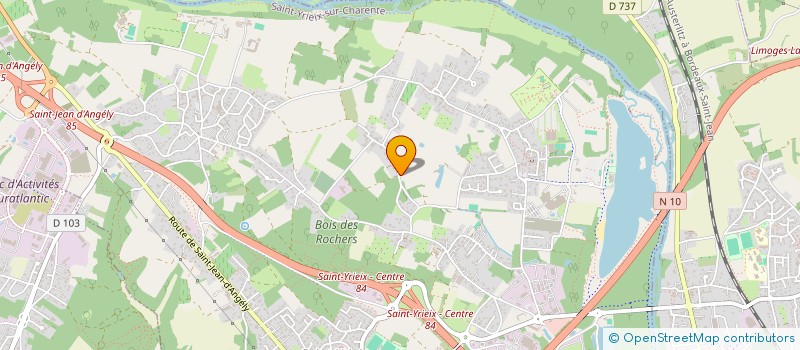 localisation de l'entreprise MONSIEUR CARLOS DIAS DE OLIVEIRA à SAINT-YRIEIX-SUR-CHARENTE