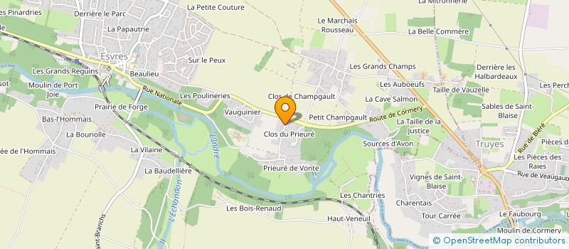 localisation de l'entreprise MONSIEUR CARLOS DOS SANTOS à ESVRES