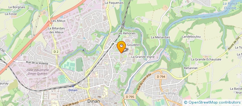 localisation de l'entreprise MONSIEUR CARLOS DOS SANTOS à DINAN