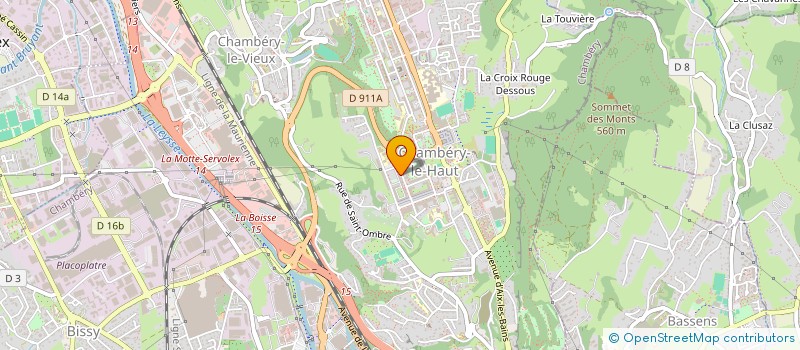 localisation de l'entreprise MONSIEUR CARLOS DOS SANTOS CAETANO  CHAMBERY