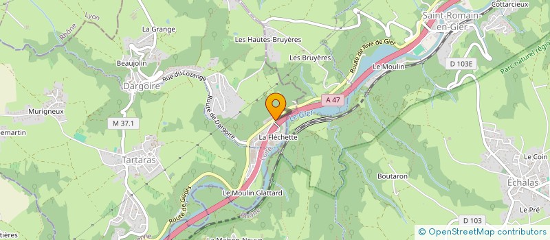 localisation de l'entreprise MONSIEUR CARLOS DOS SANTOS GANDAREZ  DARGOIRE