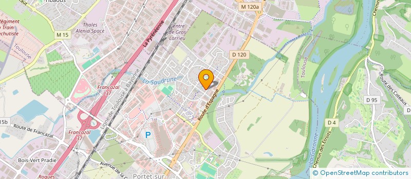 localisation de l'entreprise MONSIEUR CARLOS DOS SANTOS MACHADO  PINSAGUEL