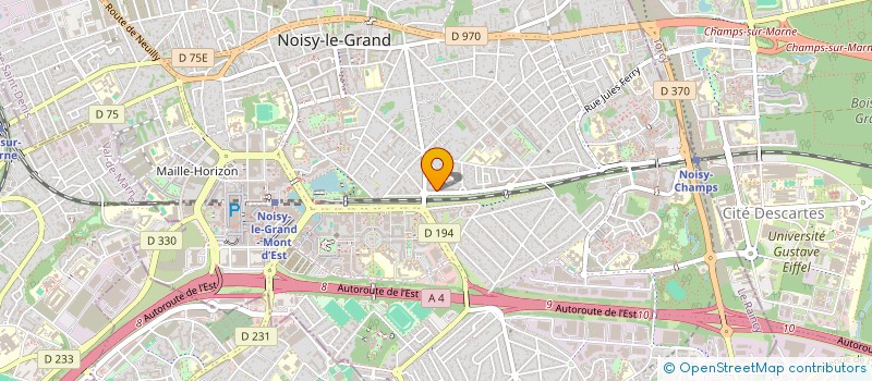 localisation de l'entreprise MONSIEUR CARLOS DUARTE LOPES  NOISY-LE-GRAND