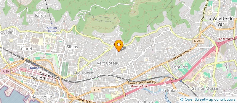 localisation de l'entreprise MONSIEUR CARLOS DUBOC  TOULON