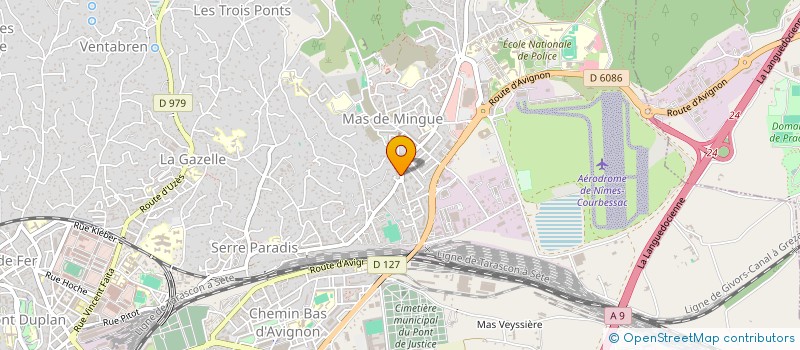 localisation de l'entreprise MONSIEUR CARLOS EDUARDO MATIAS VINAGRE  NIMES