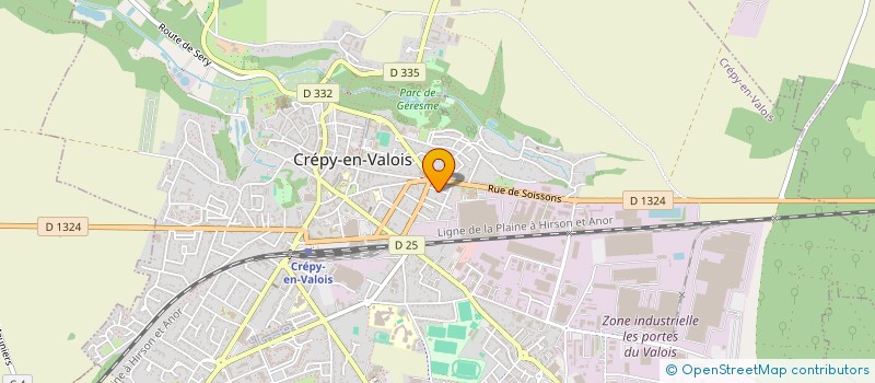 localisation de l'entreprise MONSIEUR CARLOS FENIZ  CREPY-EN-VALOIS