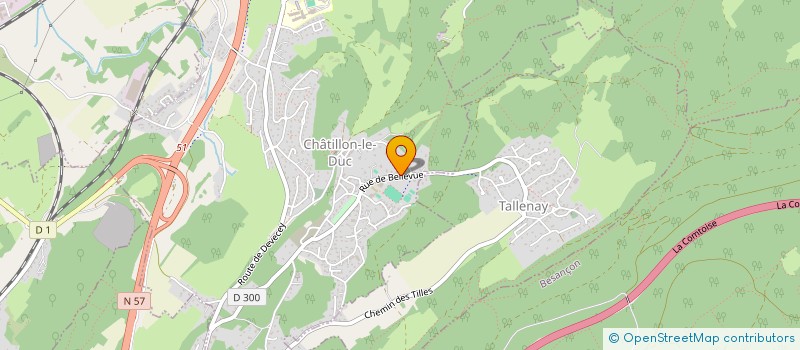 localisation de l'entreprise MONSIEUR CARLOS FERNANDES  CHATILLON-LE-DUC