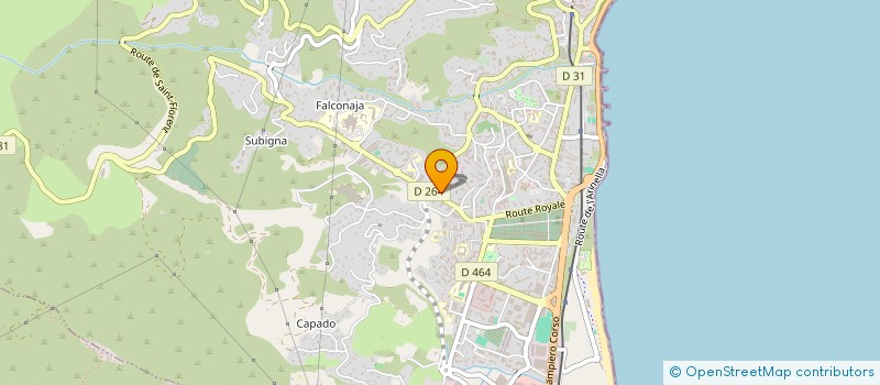 localisation de l'entreprise MONSIEUR CARLOS FERNANDES SOBRAL à BASTIA