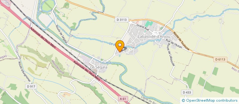 localisation de l'entreprise MONSIEUR CARLOS FERNANDEZ  LABASTIDE-D'ANJOU