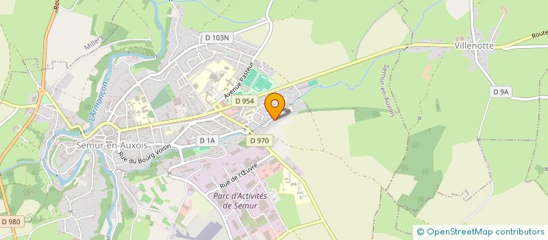 localisation de l'entreprise MONSIEUR CARLOS FERNANDEZ  SEMUR-EN-AUXOIS